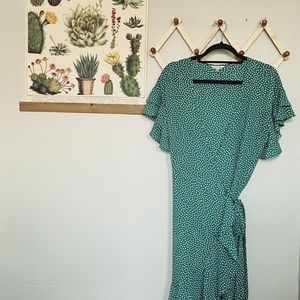 Only worn once wrap dress